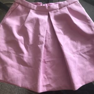 Jcrew perfect pink fit and flare skirt